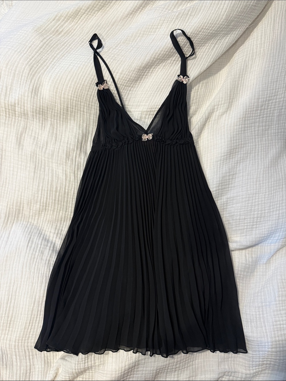 Betsey Johnson Intimates Black Slip Dress